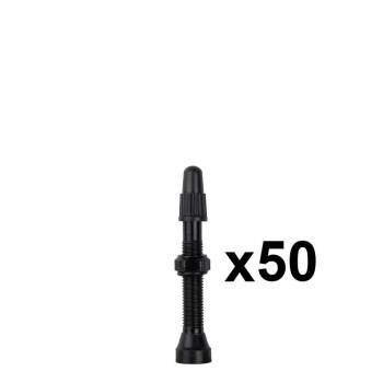 Tubeless Valves Krayton Aluminium Black   44mm   Bag 50 und.