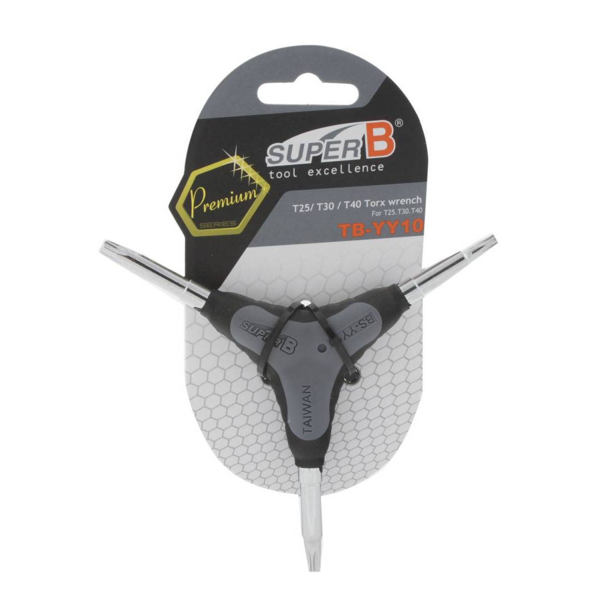 Set of 3 Super B Premium TB YY 10 torx keys...