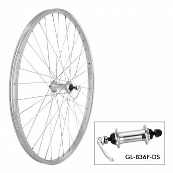 Rueda D. Krayton 26´ 36H plata - B36F 9x100 V-Brake alum....