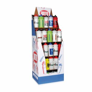 Presentoir avec bidons Roto   800 ml  64 pieces 