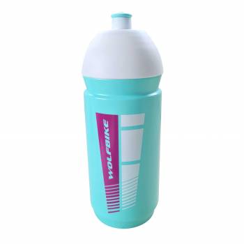 Wolfbike Aero cycling bottle   600cc  1 pc.    Green White