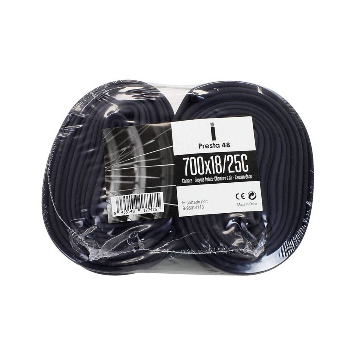 Road Import inner tube 700x18 25 fine valve...