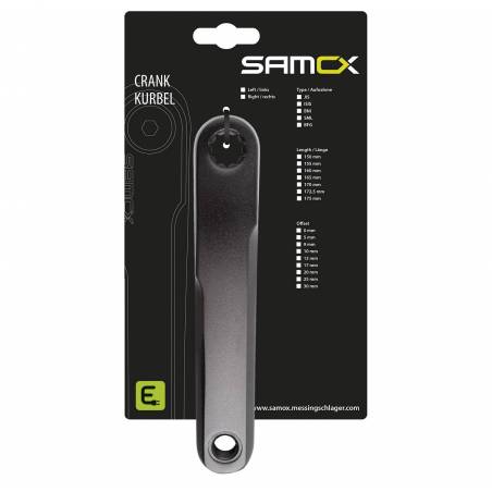 Biela izquierda Samox Bosch Gen. 1+2+4 / Brose System - Offset 5mm - L175mm