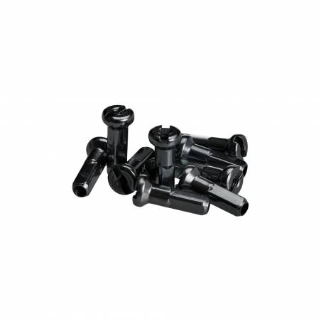 Cabecillas radios Krayton 14G 2.0mm latón negros - Bolsa 10 und.