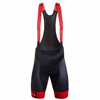 Culote corto Wolfbike - Negro/Rojo