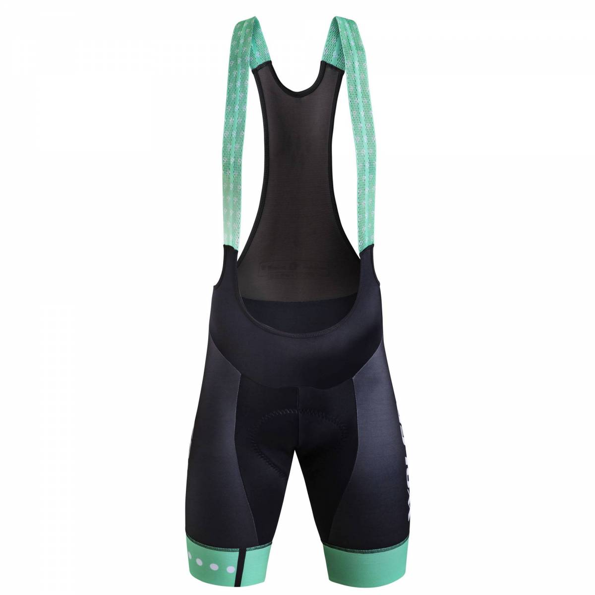 Cuissard a bretelles Wolfbike   Noir Vert