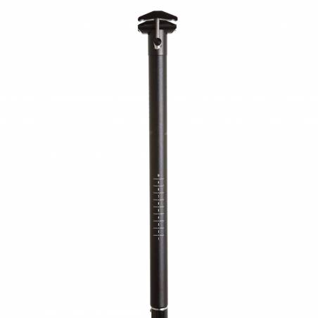 Tija sillín Krayton Elite decal aluminio - 400mm - Ø27.2mm - Negro