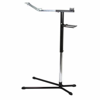 Soporte para bicicletas diseñado en tubo de acero pintado