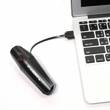 Luz del. D-LIGHT al manillar 5 funciones - Recargable - 1 LED 1W 500 lumens