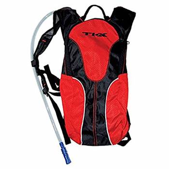 Black Red hydration backpack   2L water bladder