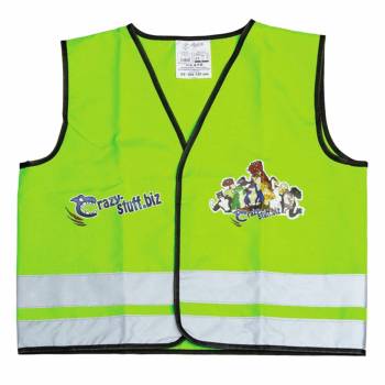 Gilet reflechissant jaune pour enfants