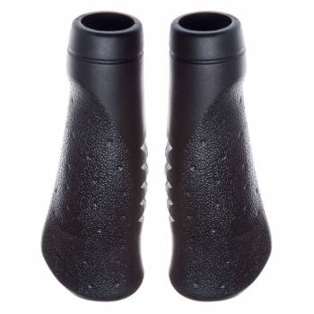 Pair of ergonomic rubber City grips   130mm