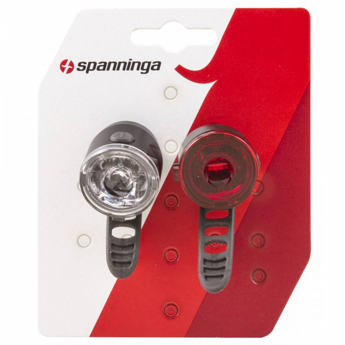 Luces del. y tras. Spanninga Dot Set -...