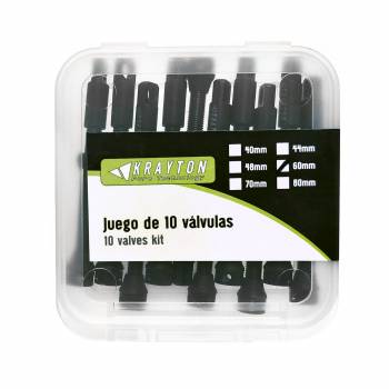 Tubeless Valves Krayton Alum. Black screwdriver cap...