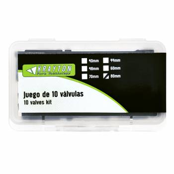 Tubeless Valves Krayton Alum. Black screwdriver cap...