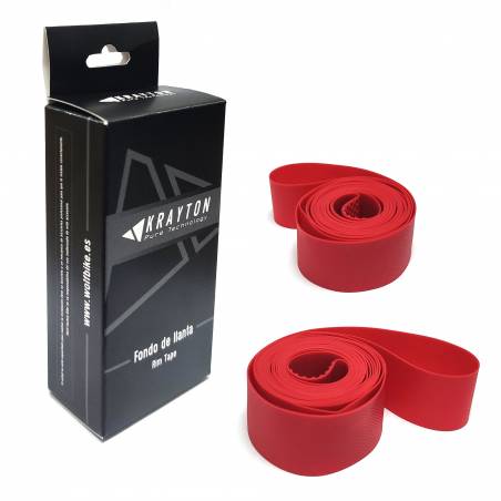 Krayton 29x20 AV rim tape   Red PVC   Box of 2 units.