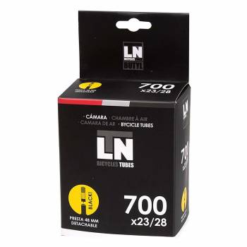 Cámara Road Eltin 700x23/28 válvula fina Presta FV48 obús...