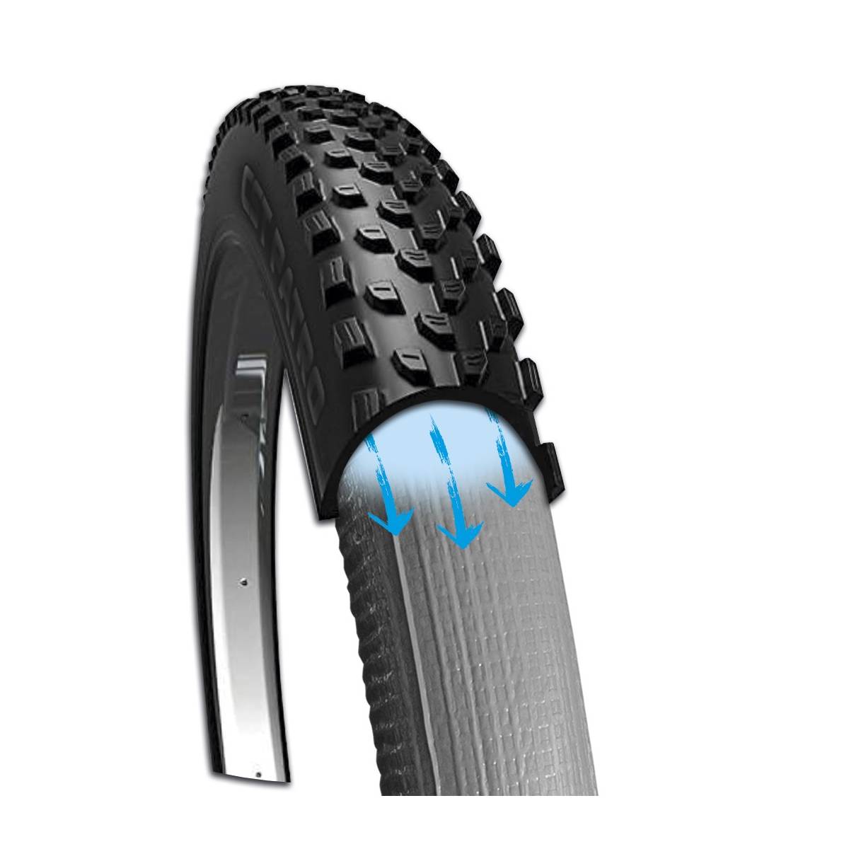 HotDog 27 5 tubeless mousses   Size M  rim...