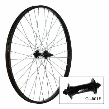 Wheel D. SS20 700C 36H black   B01F 9x100 V Brake alum....