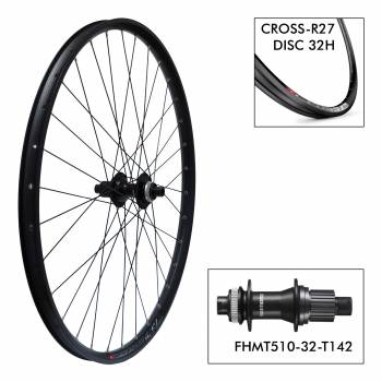Rueda T. Mach1 Cross-R27 29´ 32H - MT510 12x142 Disco CL...