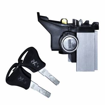 Base fija superior con cerradura y llave para batería...