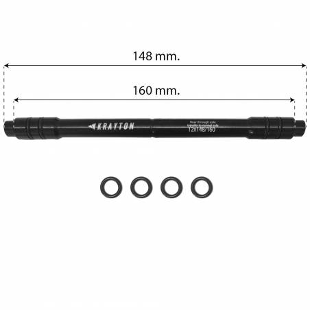 Conversor trasero Krayton de eje pasante a QR - M12x148/160