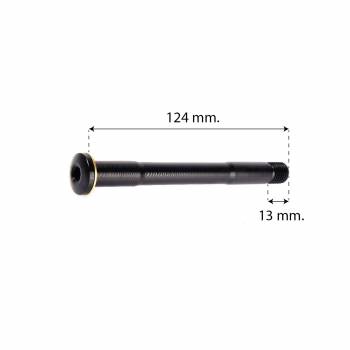 Eje delantero pasante Krayton - M12xP1.5mm - L124mm -...