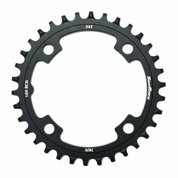 Plato MTB SunRace Aluminio - BCD 104mm - 9/10/11v - 34T