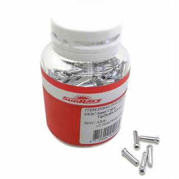 Cosses de c ble SunRace en aluminium   Argent   Bo te 500...