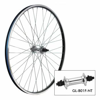 Roue D. GA19 700C 36H noir   B01F 9x100 V Brake alu....