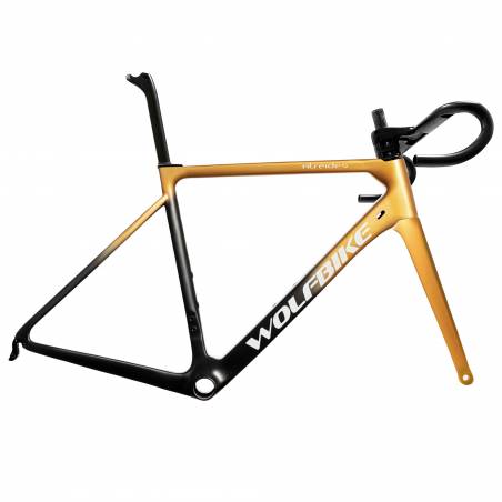 Kit de cuadro carbono Atreides con horq., direc., manillar y tija (Disco)