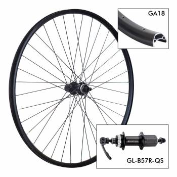 Roue T. KR 18 29  36H   B57R 9x135 Disc Center Lock alu....