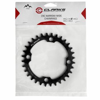 Clarks aluminum MTB chainring CCR 03   BCD 104mm   9 11v...