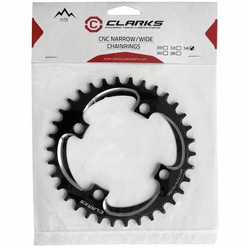 Plato MTB Clarks aluminio CCR-94A-01 - 9-11v - 34T