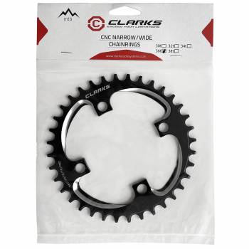 Plato MTB Clarks aluminio CCR-94A-01 - 9-11v - 36T