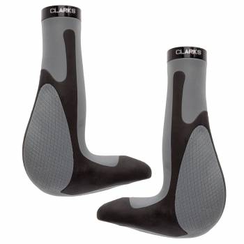 Pair of ergonomic rubber and aluminum MTB City grips with...