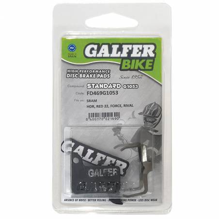 Pastilla freno Galfer Perf. Sram HDR, Red 22, Force, Rival, Level TLM, Ultimate