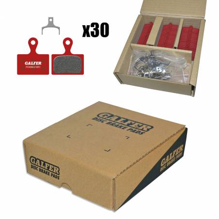 Set 30 past. freno Galfer Adv.Shi.Ultegra disc,Dura Ace,RS305/405/505/805, XTR