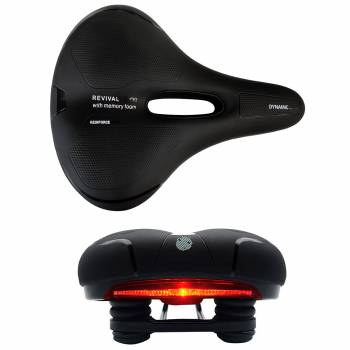 Sillín paseo TKX antiprost. mixto sin nuez con luz...