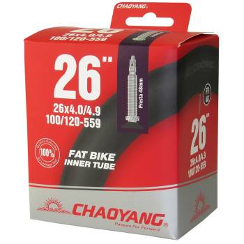 Chaoyang Fat Bike inner tube 26x4.00 4.9 Presta FV48...
