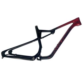 MTB S5 Full Suspension Carbon Frame   Black Garnet   Size...
