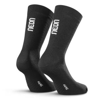 Cycling Socks Neon 3D   Black White   Size 44 46