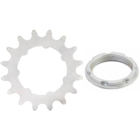 Corona de piñon Pista Miche acero 16T 1/8´ con soporte