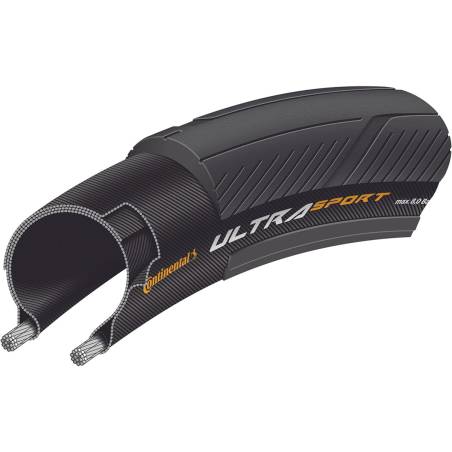 Cubierta Road plegable Continental Ultra Sport 3 - 700x23 - 3/180TPI - Negro