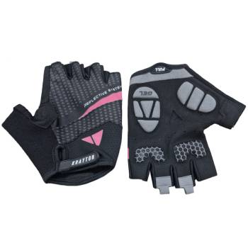 Guantes Krayton Reflective Gel acolchado - Rosa