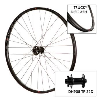 Rueda D. Mach1 Trucky30 29´ 32H - TF 15x110 Disco 6T alum.