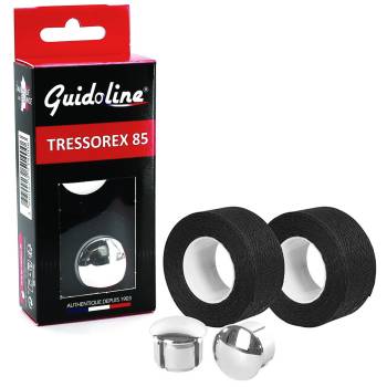 Cinta de manillar Guidoline Velox Tressorex85 - Negro - 2...