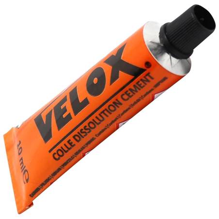 Pegamento disolvente Velox para reparación de cámaras de aire - Caja 18 und.