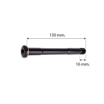 Eje delantero pasante Krayton - M12xP1.5mm - L130mm -...