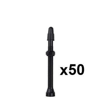 Válvulas Tubeless Krayton Aluminio Negro - 60mm - Bolsa...